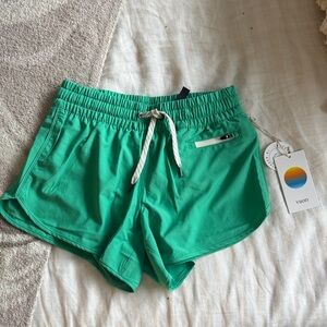 Vuori Women's Teal Athletic Shorts